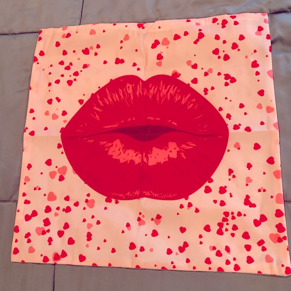 Flirty throw pillow cover 16x16